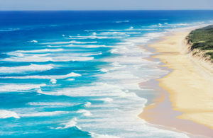 Seventy-Five Mile Beach, Fraser Island, Queensland, Australien Seventy-Five Mile Beach, Fraser Island, Queensland, Australien